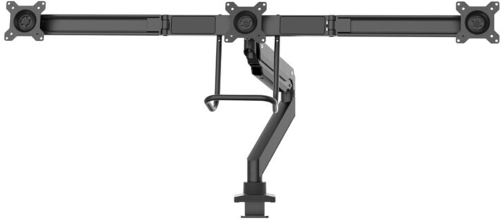 Neomounts NM-D775DX3BLACK Braccio per monitor 17-27" - molla a gas - Topfix - 180°-stop