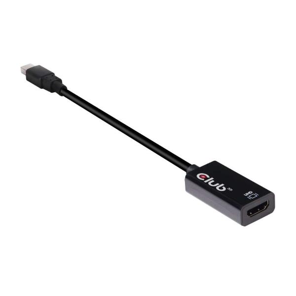 Image of CLUB3D Mini DisplayPort 1.4 to HDMI 2.0b HDR Active Adapter