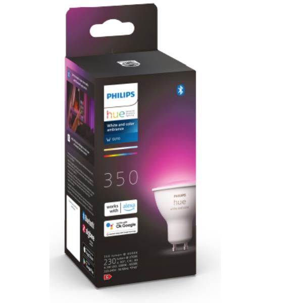 Image of Philips Hue White and Color ambiance Lampadina Smart GU10 35 W