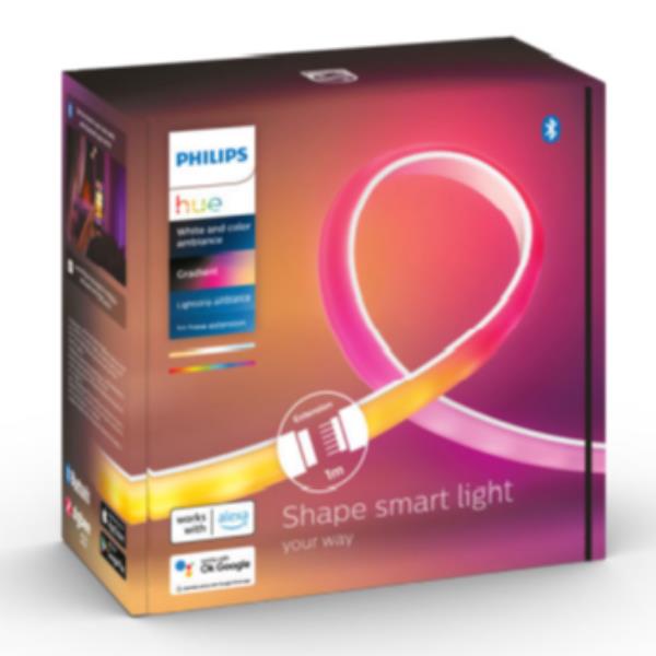 Image of Philips Hue White and Color ambiance Gradient Lightstrip Gradient Estensione 1 m