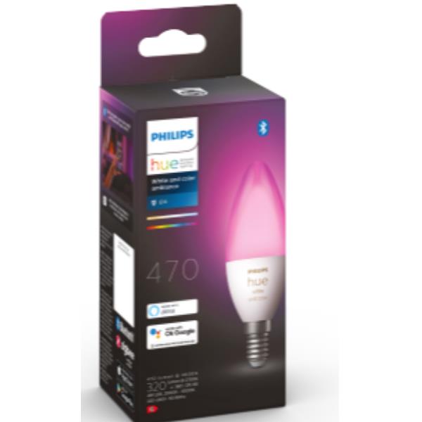 Image of Philips Hue White and Color ambiance Lampadina Smart E14 25 W