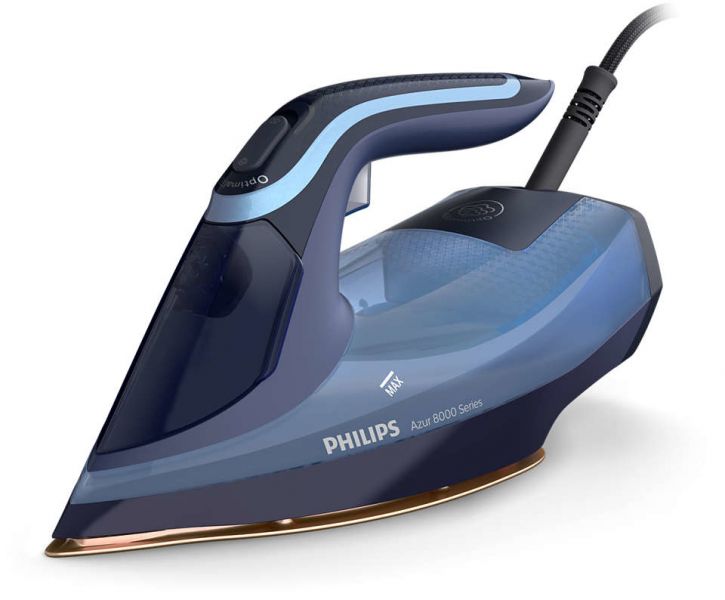 Image of Philips DST8020/20 ferro da stiro Ferro a vapore Piastra soletta SteamGlide Elite 3000 W Blu