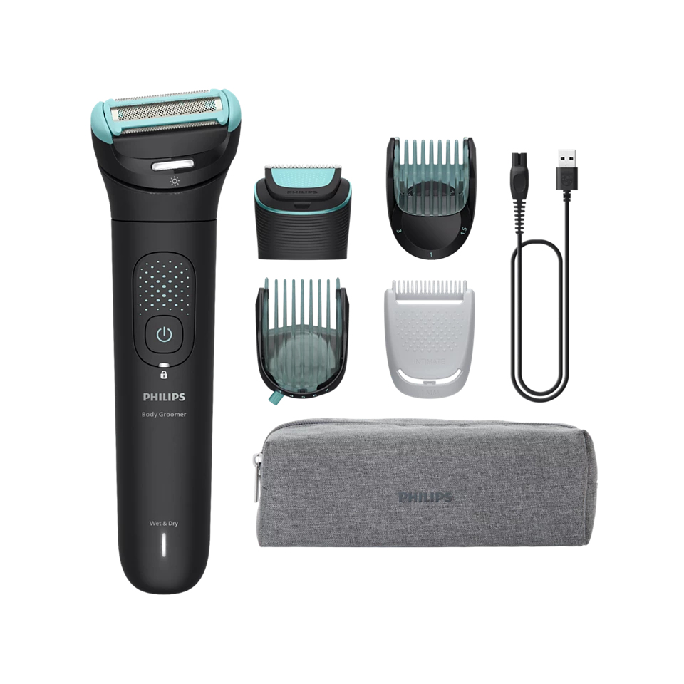 PHILIPS MULTIGROOM RASOIO CORPO BG7470/15 WET DRY SERIE 7000O