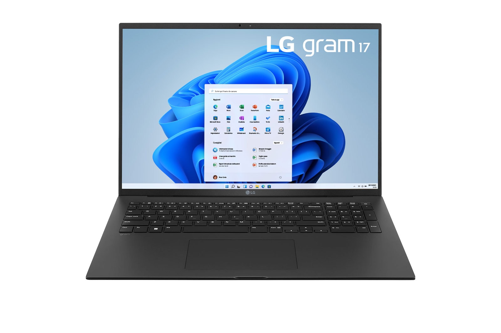 Image of LG 17Z90R-G.AA75D laptop Intel® Core™ i7 i7-1360P Computer portatile 43,2 cm (17") 2.5K 16 GB DDR5-SDRAM 512 GB SSD Wi-Fi 6E (802.11ax) Windows 11 Home Nero