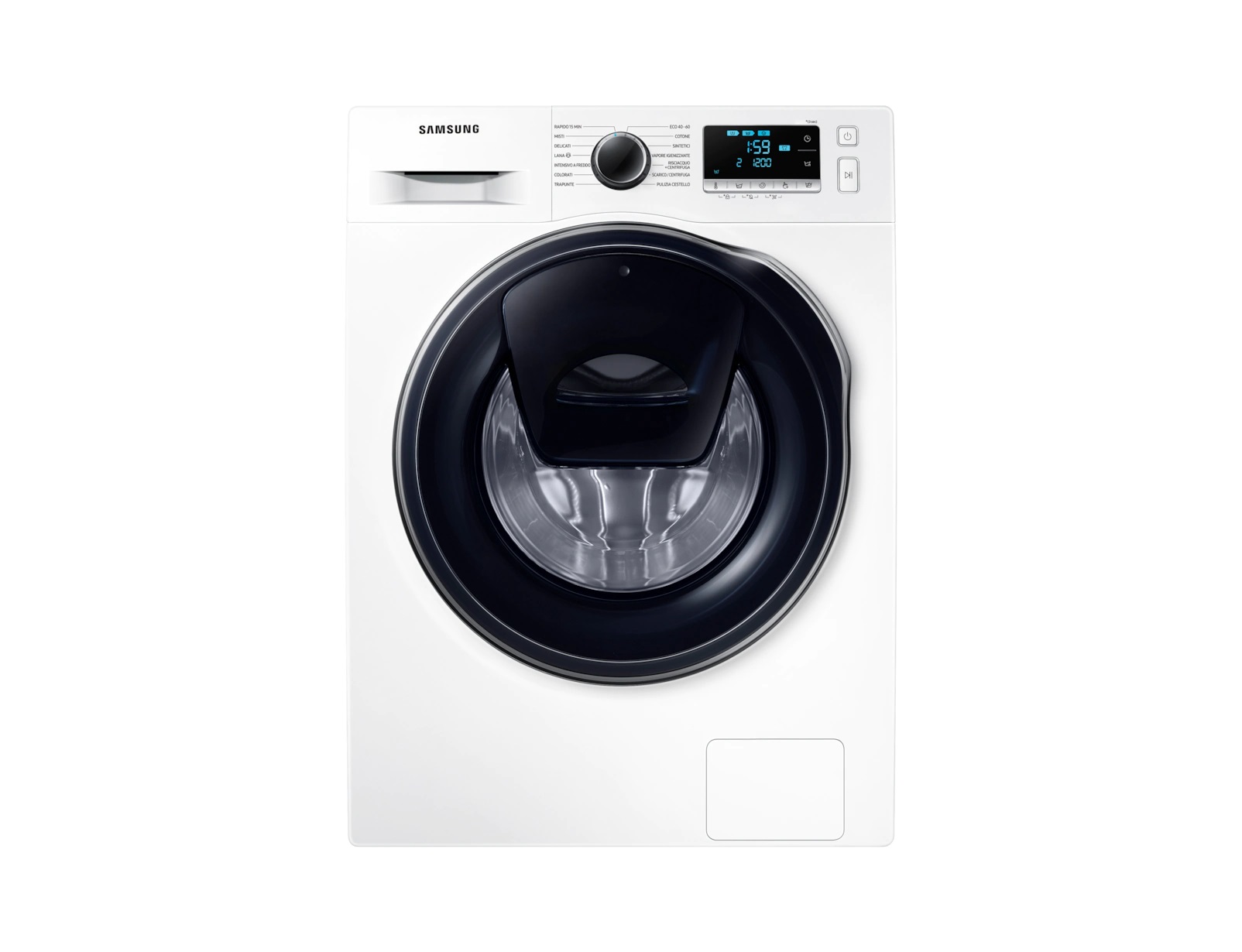 Image of Samsung WW8NK62E0RW lavatrice Libera installazione Caricamento frontale Bianco 8 kg 1200 Giri/min A+++