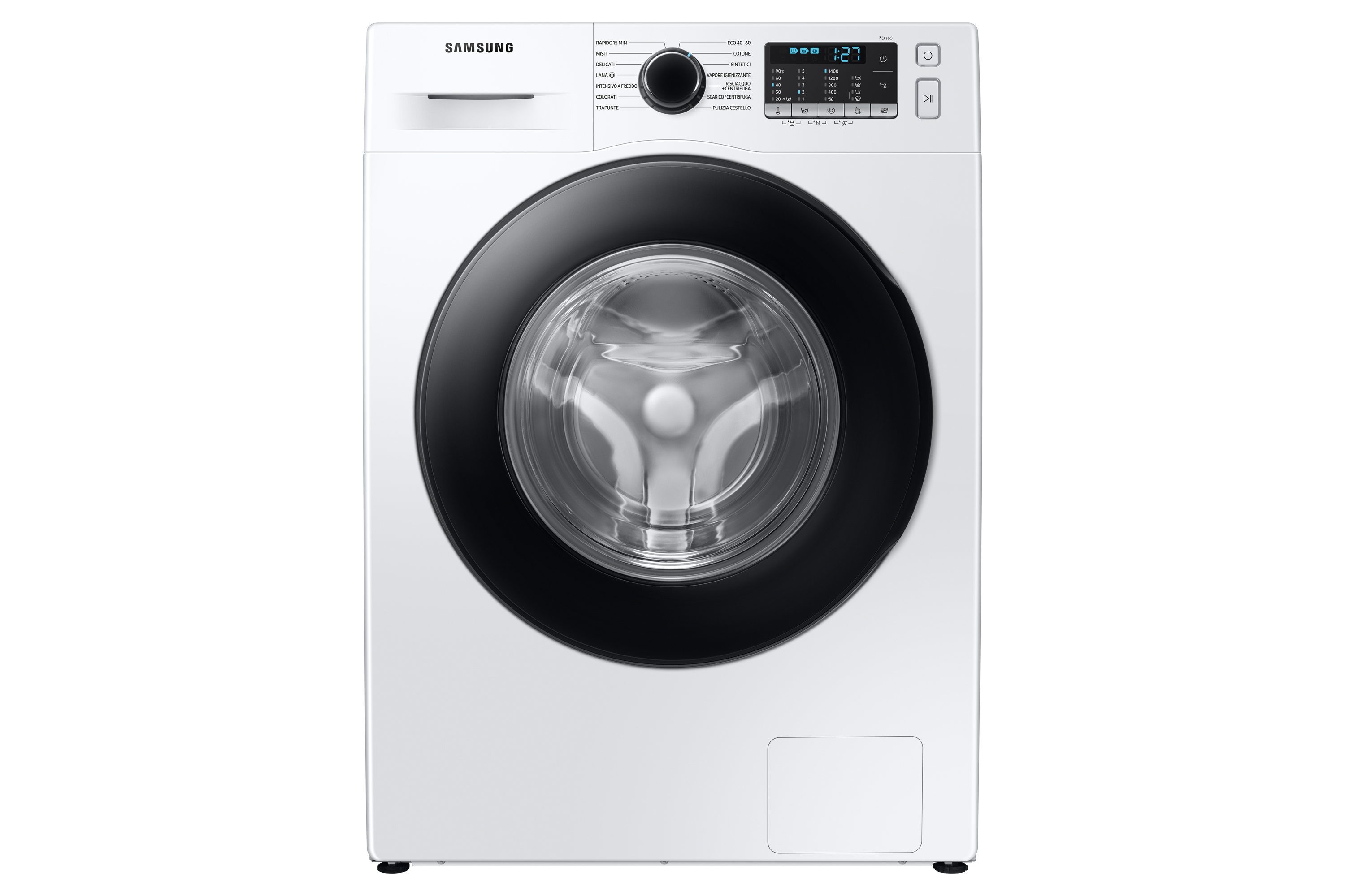 Image of Samsung WW90TA046AT lavatrice Caricamento frontale 9 kg 1400 Giri/min A Bianco