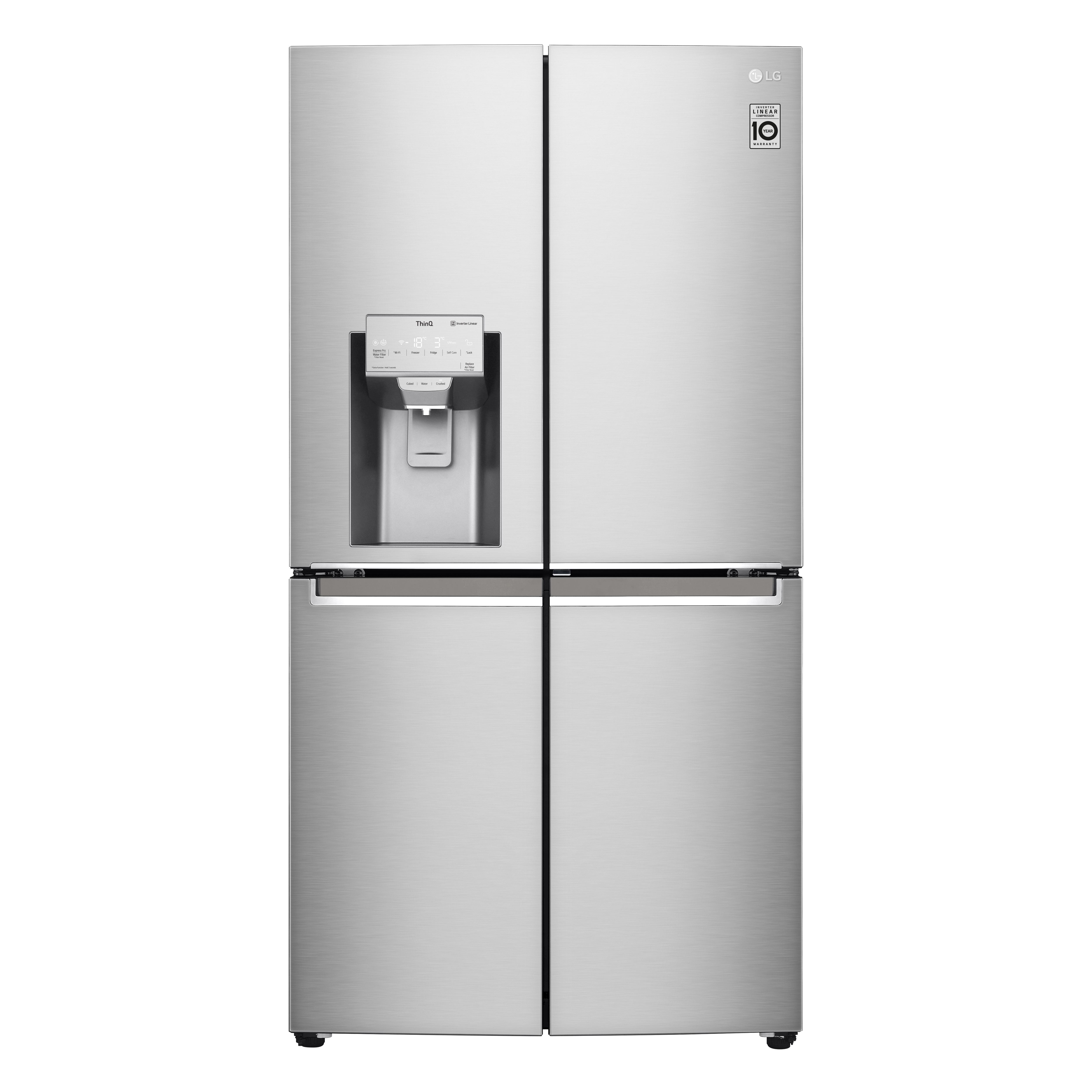 Image of LG GMJ945NS9F.ANSQEUR frigorifero side-by-side Libera installazione 638 L F Acciaio inossidabile