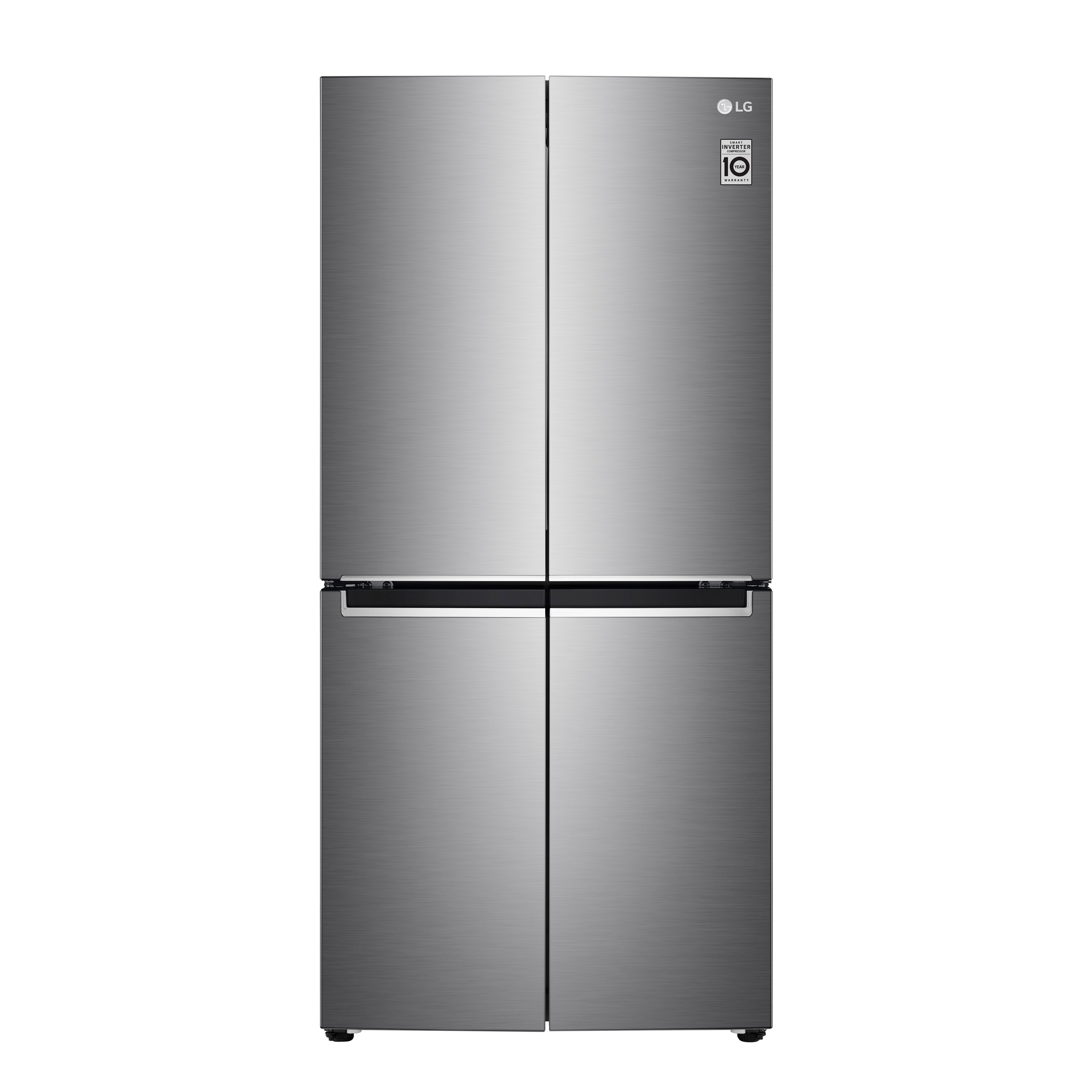 Image of LG GMB844PZFG frigorifero side-by-side Libera installazione 530 L F Metallico, Argento