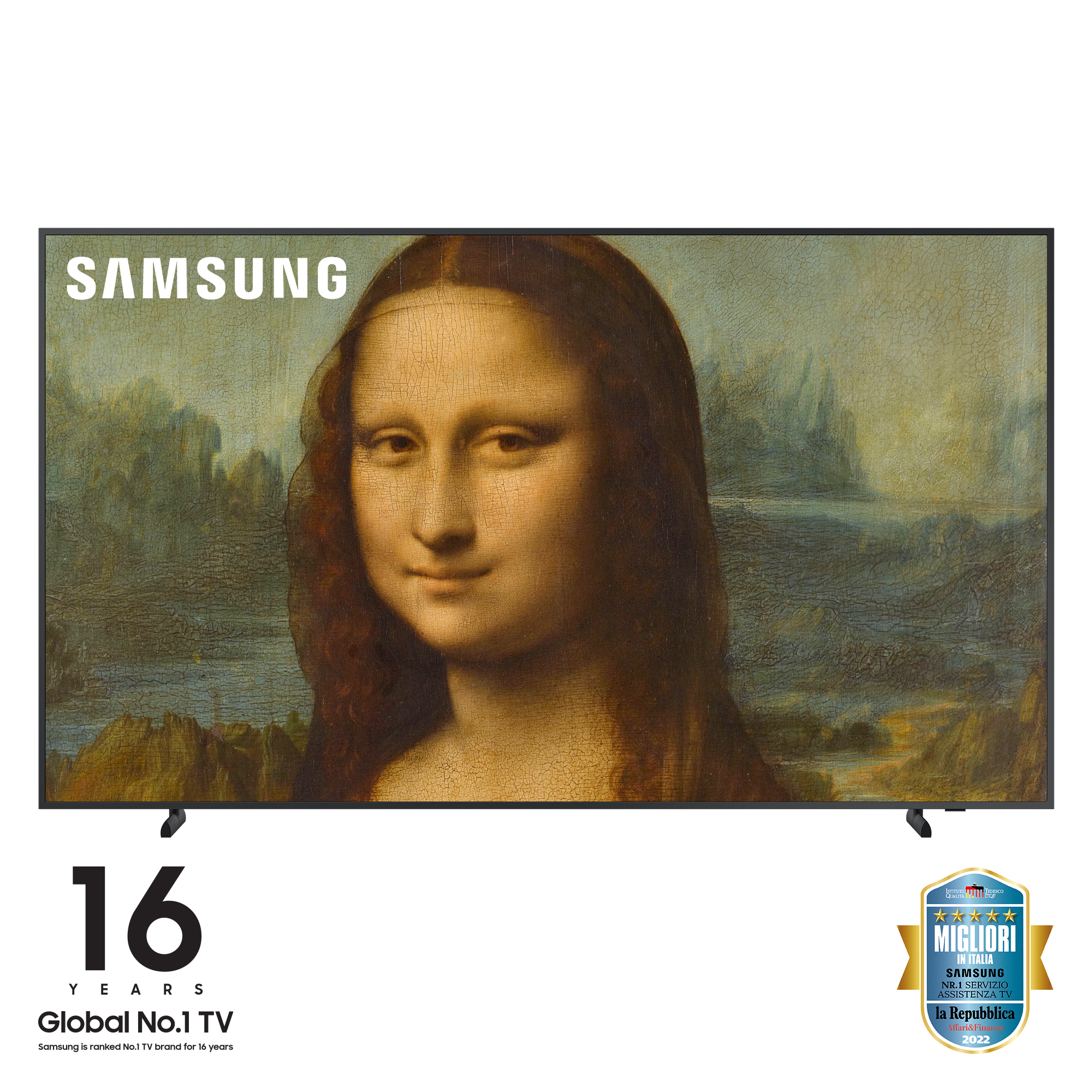 Image of Samsung The Frame TV 4K 50” 50LS03B Smart TV Wi-Fi Black 2022, Processore 4K, Cornice personalizzabile, Display anti-riflesso, Suono dinamico