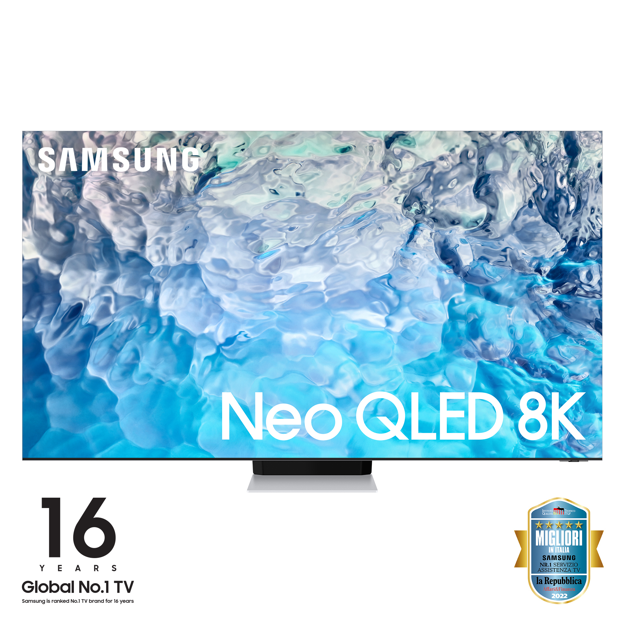 Image of Samsung TV Neo QLED televisore 8K 75” QE75QN900B Smart TV Wi-Fi Stainless Steel 2022, Mini LED, Processore Neural Quantum 8K, Ultra sottile, Gaming mode, Suono 3D