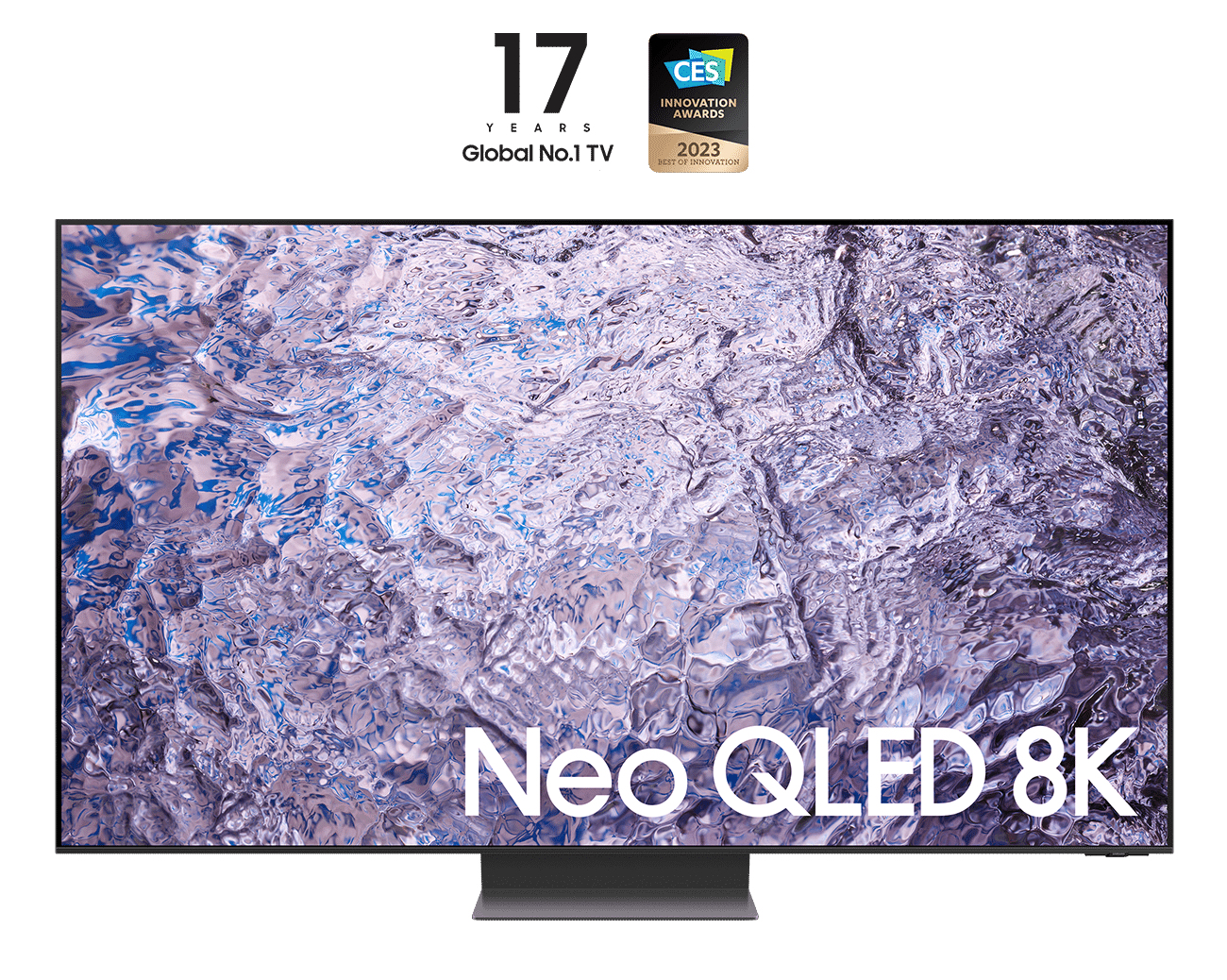 Image of Samsung Series 8 TV QE65QN800CTXZT Neo QLED 8K, Smart TV 65" Processore Neural Quantum 8K, Dolby Atmos e OTS+, Titan Black 2023