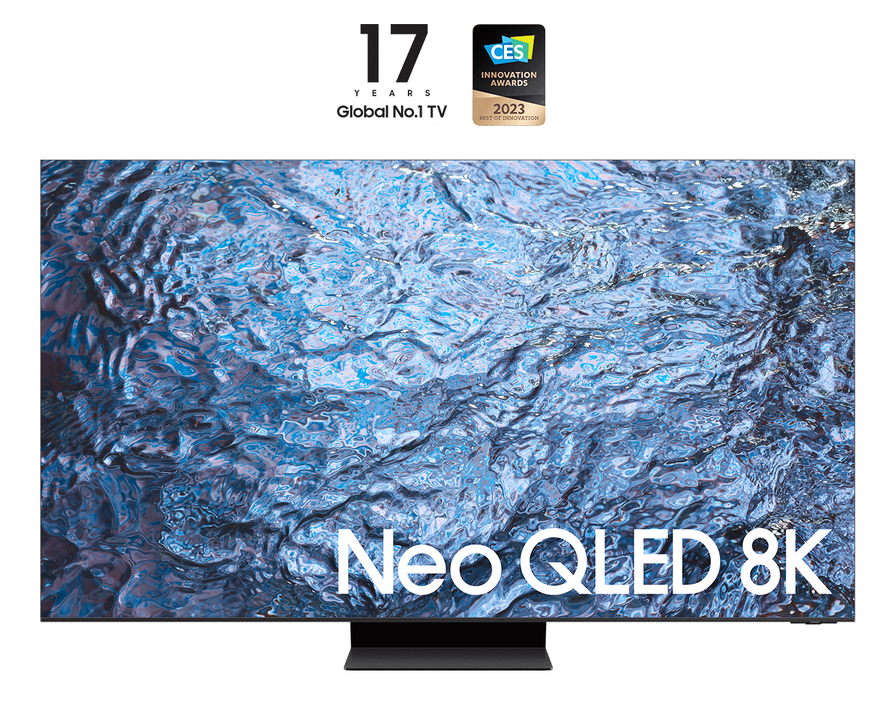 Image of Samsung Series 9 TV QE75QN900CTXZT Neo QLED 8K, Smart TV 75" Processore Neural Quantum 8K, Dolby Atmos e OTS Pro, Titan Black 2023
