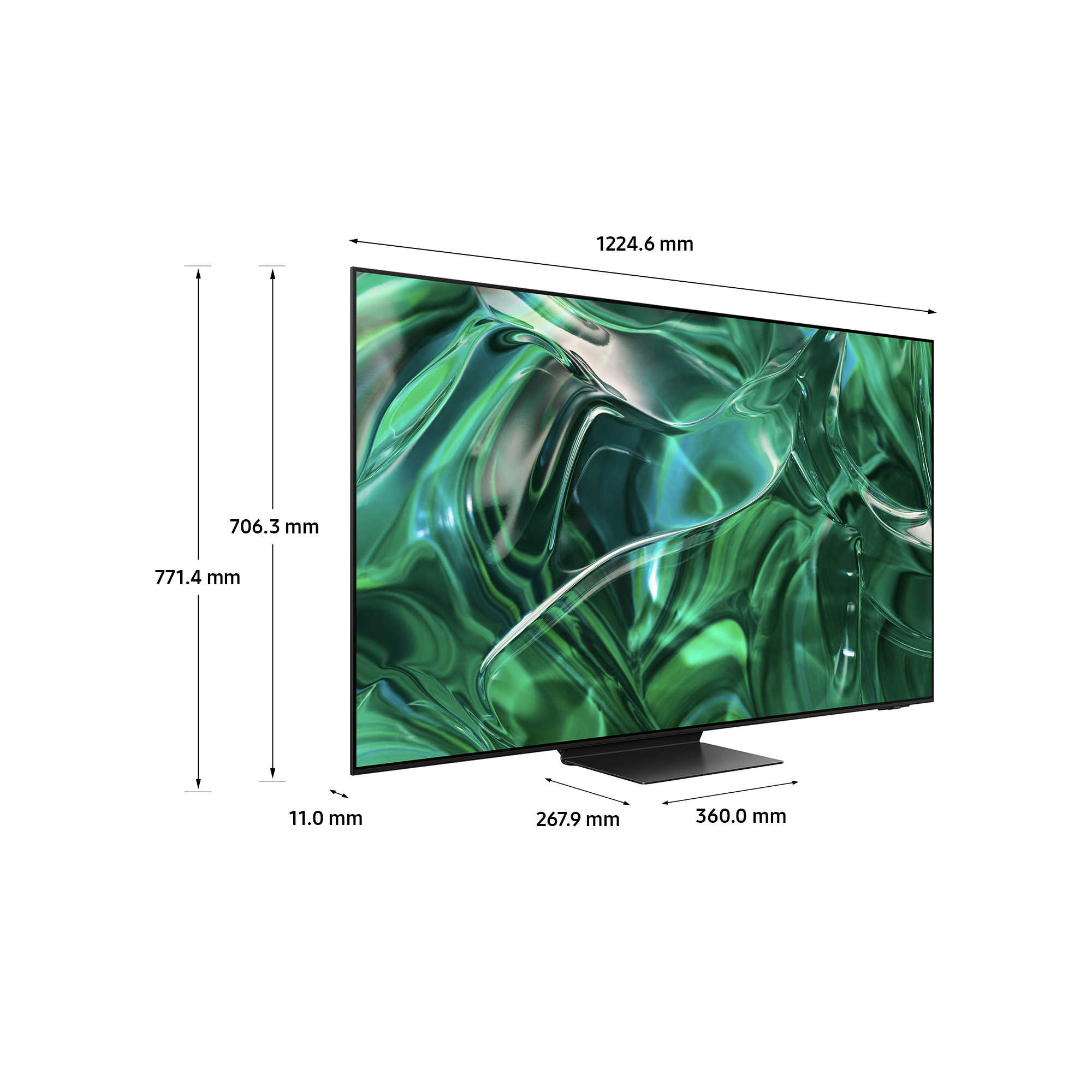 Image of Samsung Series 9 TV QE55S95CATXZT OLED 4K, Smart TV 55" Processore Neural Quantum 4K, Dolby Atmos e OTS+, Titan Black 2023