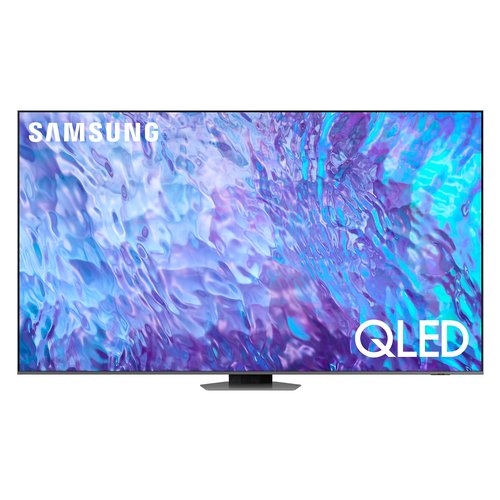 Image of Samsung Series 8 TV QE98Q80CATXZT QLED 4K, Smart TV 98" Processore Neural Quantum 4K, SuperSlim Design, Carbon Silver 2023