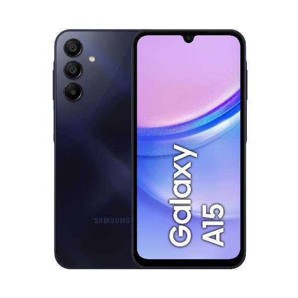 Image of Samsung Galaxy A15 16,5 cm (6.5) Dual SIM ibrida Android 14 4G USB tipo-C 4 GB 128 GB 5000 mAh Nero, Blu