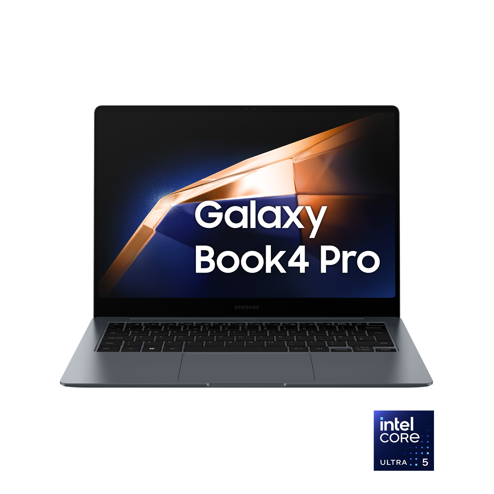 Image of Samsung Galaxy Book4 Pro Laptop, Intel® Core™ Ultra 5 125H, 16GB RAM, 512GB SSD, 14" Dynamic AMOLED 2X touch, Windows 11 Home, Moonstone Gray