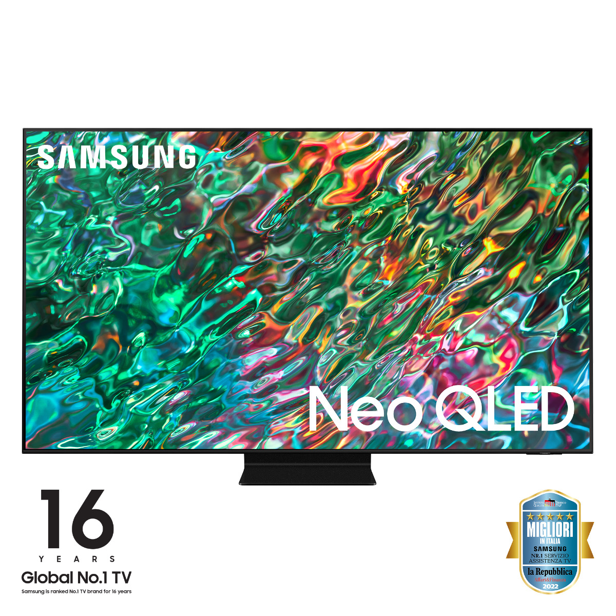 Image of Samsung TV Neo QLED televisore 4K 85” QE85QN90B Smart TV Wi-Fi Titan Black 2022, Mini LED, Processore Neo Quantum 4K, Quantum HDR, Gaming mode, Suono 3D