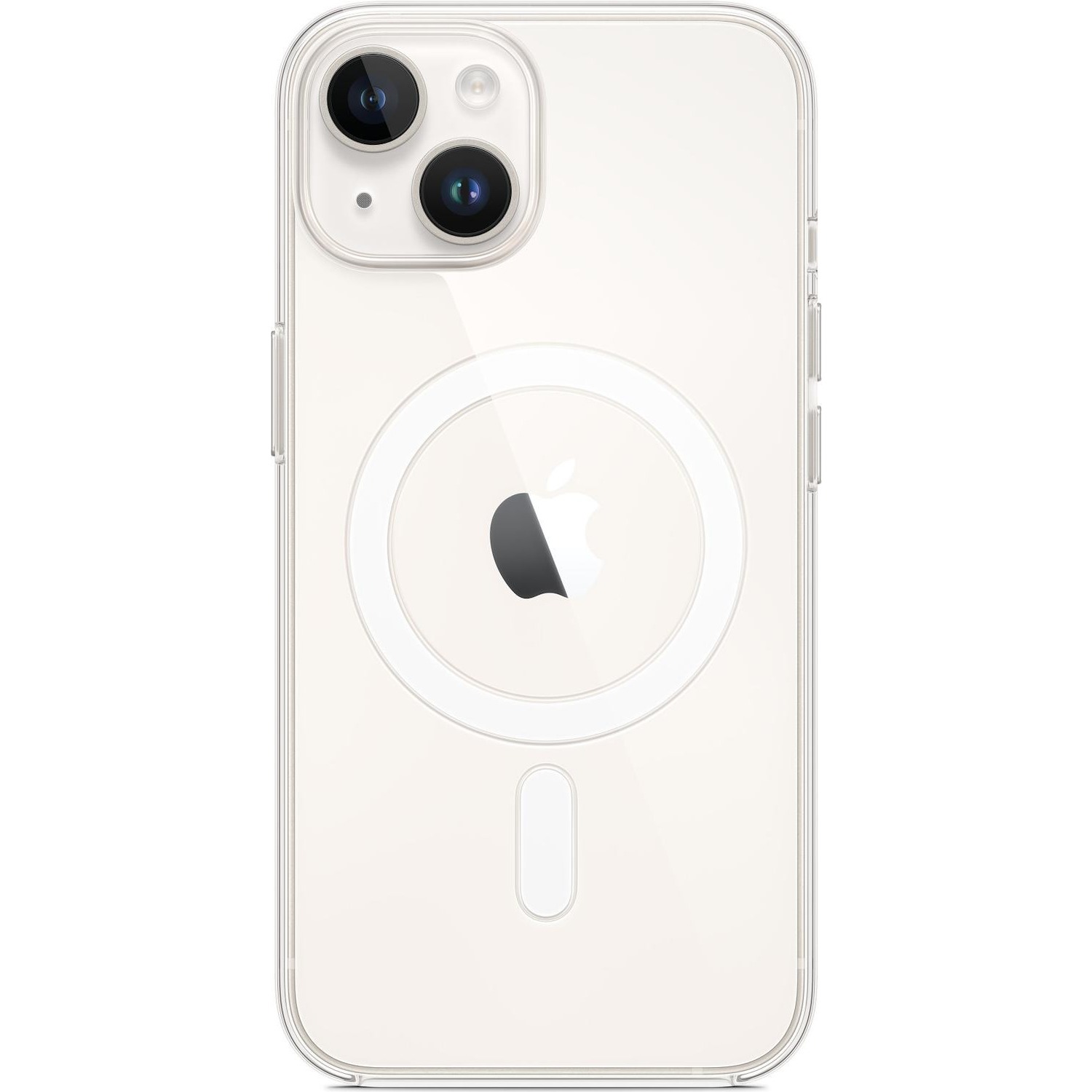 Image of Cover Apple per iPhone 14 in silicone trasparente