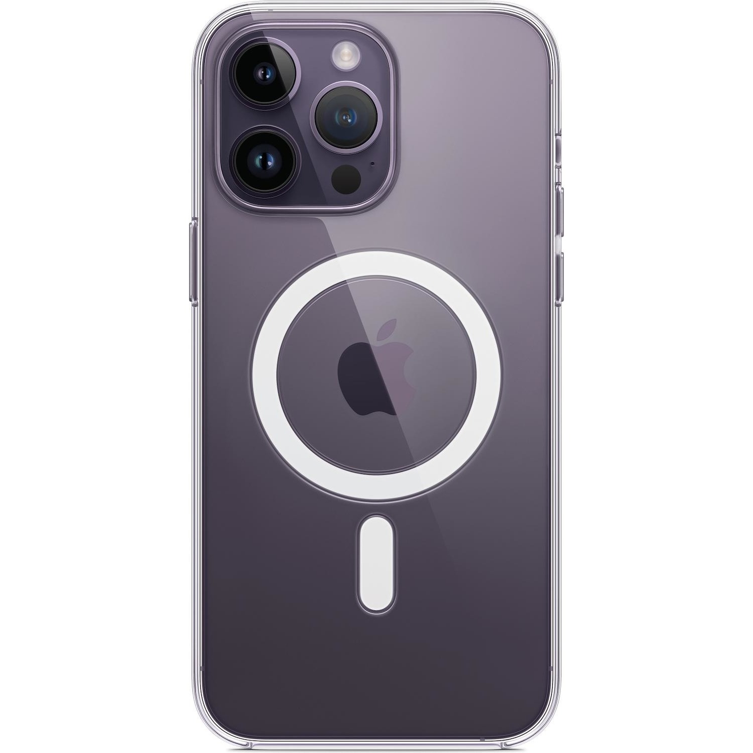 Image of Cover Apple per iPhone 14 Pro Max in silicone trasparente
