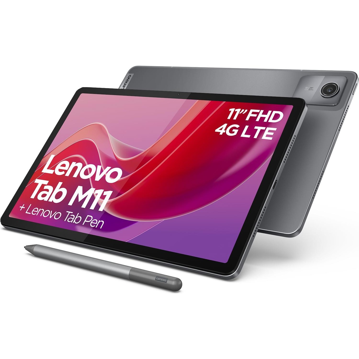 Image of Tablet Lenovo TAB M11 FHD LTE 4/128GB + pen grigio