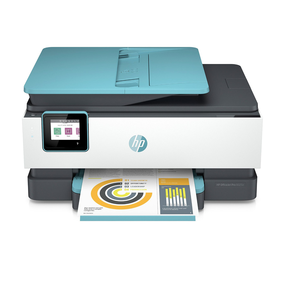 Image of HP OfficeJet Pro Stampante multifunzione HP 8025e, Colore, Stampante per Casa, Stampa, copia, scansione, fax, HP+; idoneo per HP Instant Ink; alimentatore automatico di documenti; stampa fronte/retro