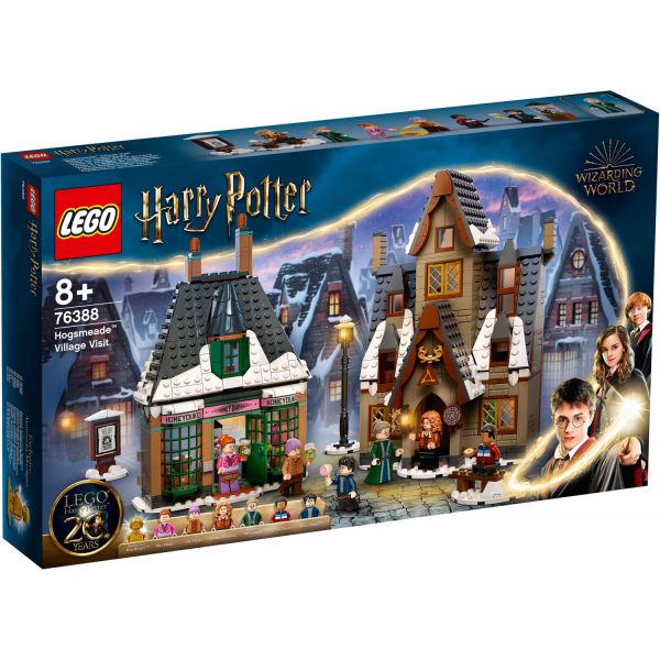 LEGO Harry Potter 76388 Visita al Villaggio Di Hogsmeade, 2 Case Giocattolo  e 6 Minifigure, Giochi