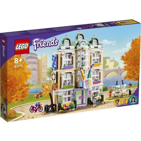 LEGO Friends 41711 La Scuola d'Arte di Emma, Casa delle Bambole, Mini  Bamboline, Idea Regalo