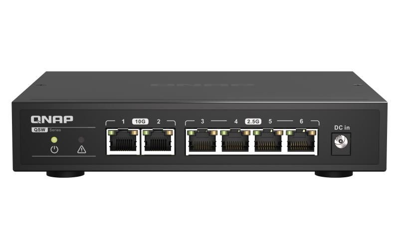 Image of 2 PORTS 10GBE SFP+, 5 PORTS 2.5GBE RJ45, UNMANAGED