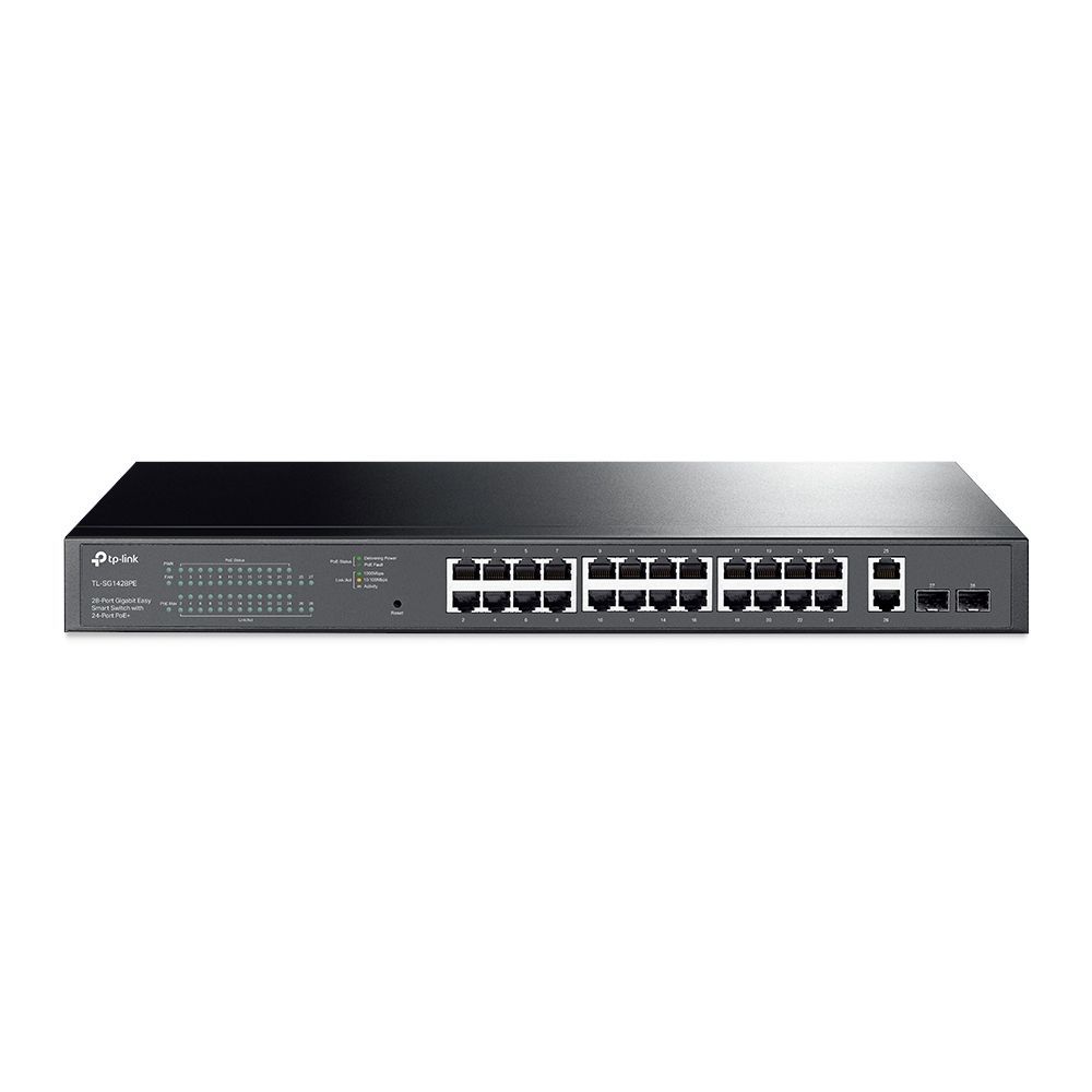 28-PORT GIGABIT EASY SMART SWITCH WITH 24-PORT POE