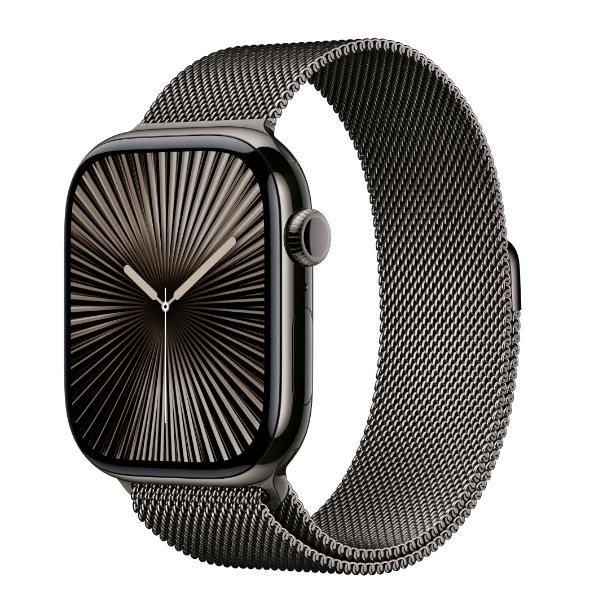Aw s10 gps + cellular 42mm slate titanium case with slate milanese loop - MX053QL/A