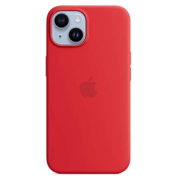 Iphone 14 silicone case with magsafe - (product)red - MW5U3ZM/A