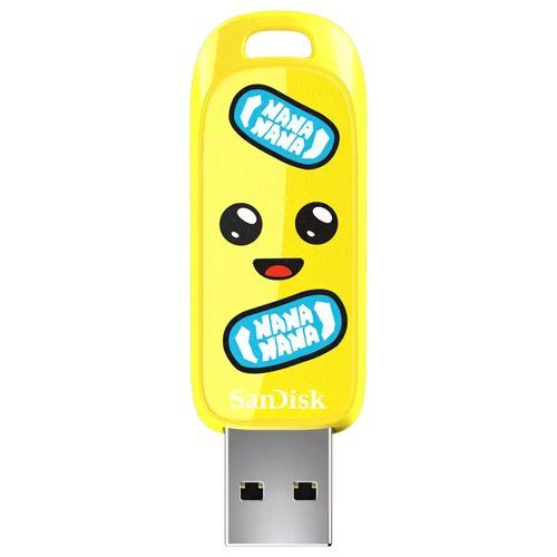 Chiavetta usb sandisk sdczif 128g g46 fortnite peely yellow