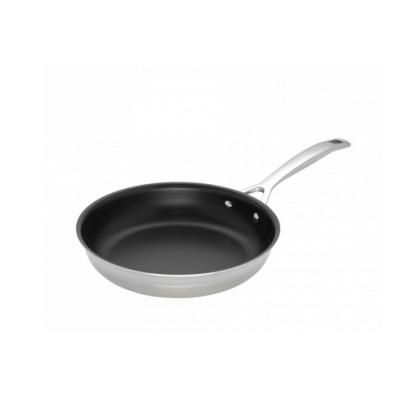 Le creuset frying pan 3-ply 3ply non-stick nonstick 24cm stainless steel (96200224001000) - 154854