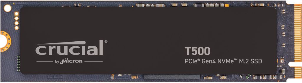 Ssd crucial m.2(2280) 2tb nvme t500 pcie4.0 read:7400mb/s write:7000mb/s - ct2000t500ssd8