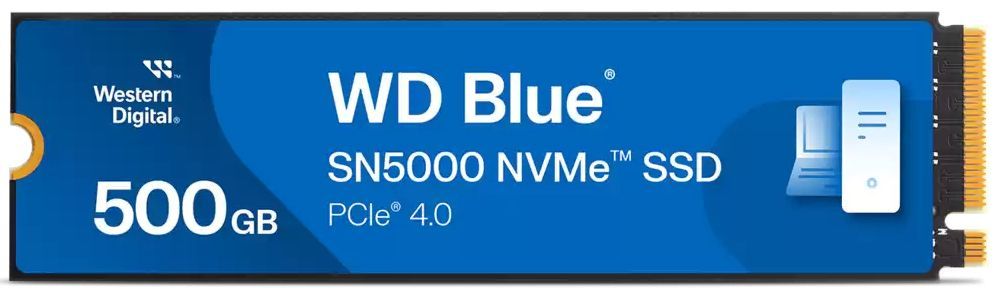 Wd blue 500gb ssd sn5000 m.2 pcie 4.0 - WDS500G4B0E