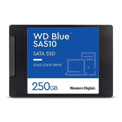 Ssd wd 250gb blue 2.5 sata3 read:540mb/s-write:500mb/s wds250g3b0a