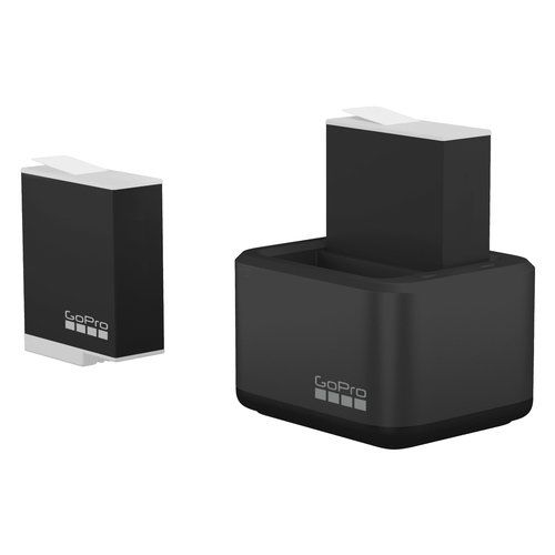 Batteria action cam gopro addbd 211 ve caricabatteria doppio + batteri