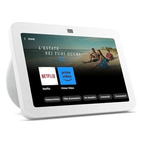 Assistente vocale amazon b0bls3jjv8 echo show 8 3rd gen glacier white