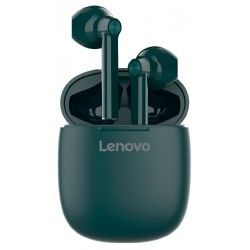 Auricolari ipx5 bluetooth 5.0 lenovo water resistant ht30 green