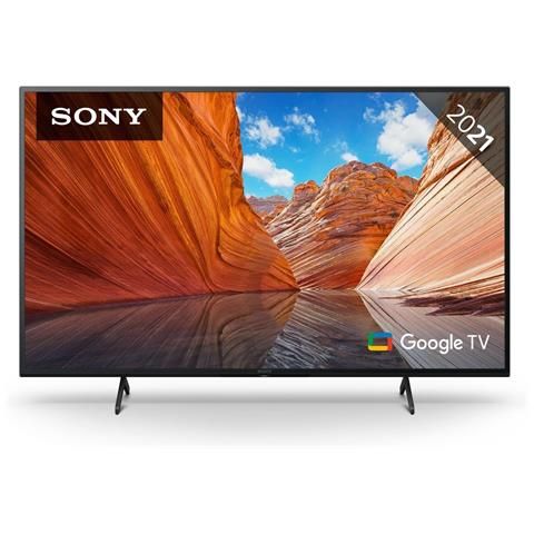 Image of Sony BRAVIA KD43X81J - Smart Tv 43 pollici, 4k Ultra HD LED, HDR, con Google TV (Nero, modello 2021)