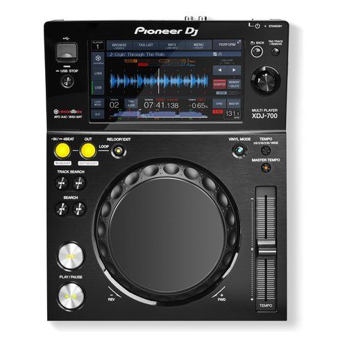 Controller disc jockey pioneer dj series xdj 700 black - 4573201240033