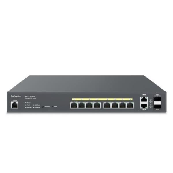 Engenius ecs1112fp switch di rete gestito l2+ gigabit ethernet (10/100/1000) supporto power over ethernet (poe) nero