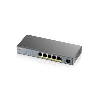Switch 5 porte gigabit poe budget 60w - GS1350-6HP-EU0101F
