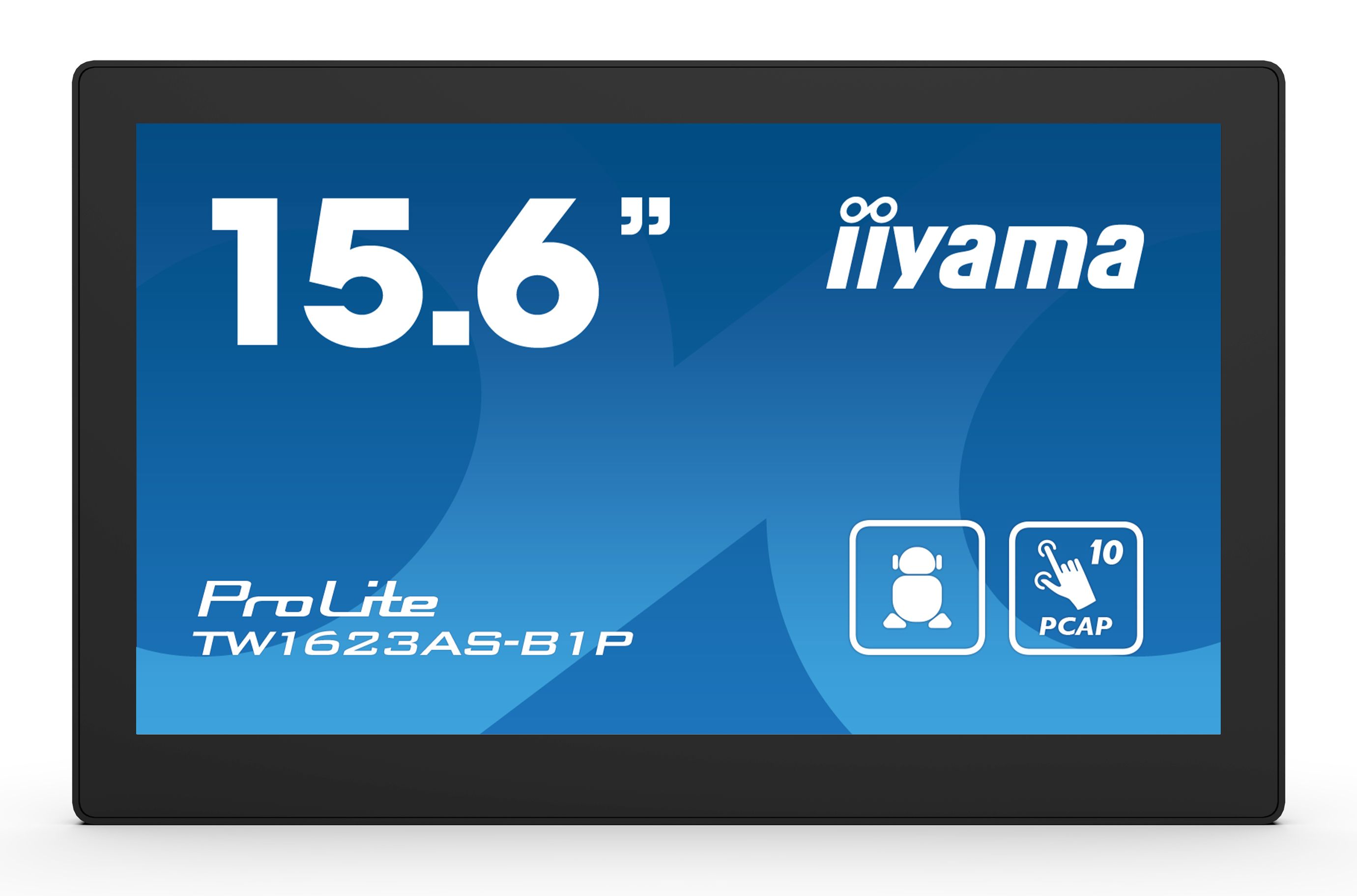Iiyama tw1623as-b1p visualizzatore di messaggi pannello piatto interattivo 39,6 cm (15.6") wi-fi 450 cd/m² double full hd nero touch screen processore integrato android 24/7
