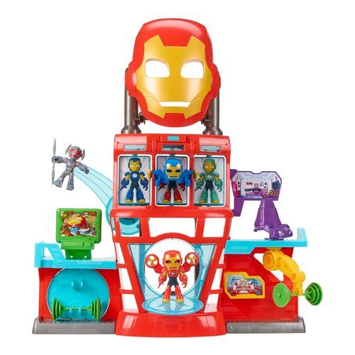 Playset personaggio hasbro g12595l0 marvel iron man awesome friends qu