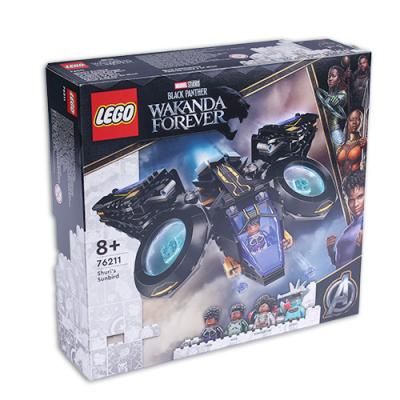 Costruzioni lego 76211 super heroes black panther sunbird di shuri