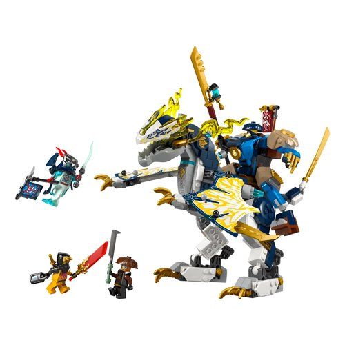 Costruzioni lego 71843 ninjago mech cavalca-drago di rogue