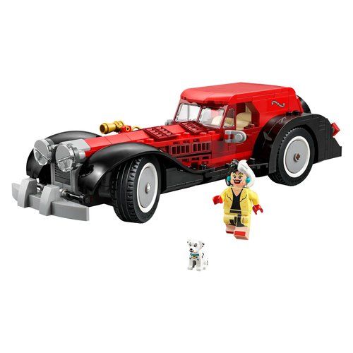 Costruzioni lego 43277 disney classic auto di crudelia de mon