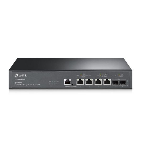 Tp-link omada sx3206hpp switch di rete gestito l2+ 10g ethernet (100/1000/10000) supporto power over ethernet (poe) nero - TL-SG3452X