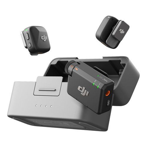 Microfono dji djmc10 mic mini 2 tx + 1 rx grey